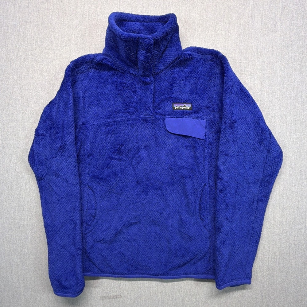 Patagonia Re-Tool Snap-T Fleece Pullover Teal Jacket Women's‎ Size Small S